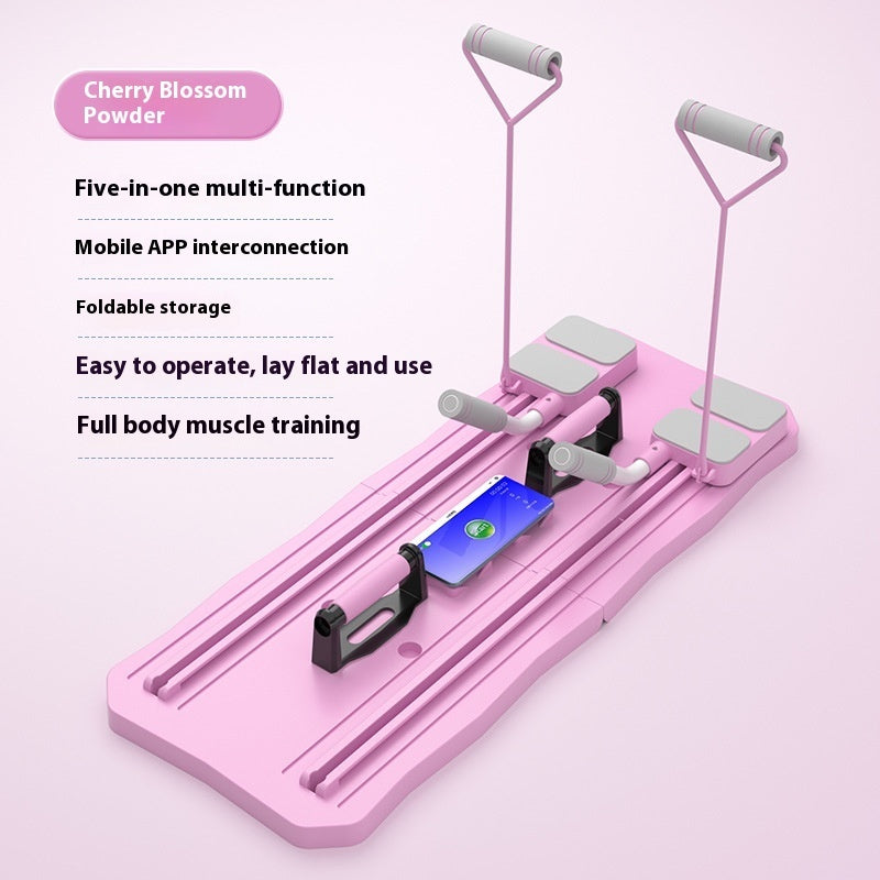 5-in-1 Fitness Board with Abdominal Wheel | Home Core & Full-Body Trainer