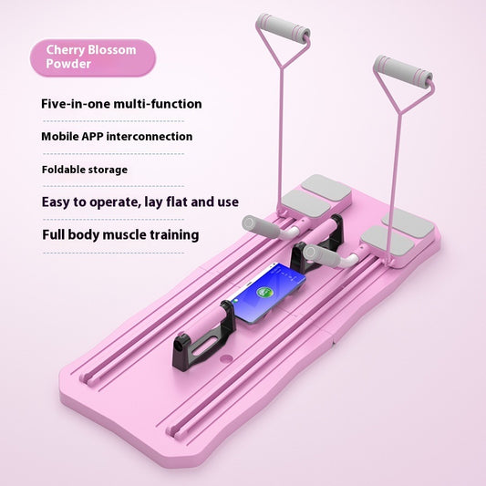 5-in-1 Fitness Board with Abdominal Wheel | Home Core & Full-Body Trainer