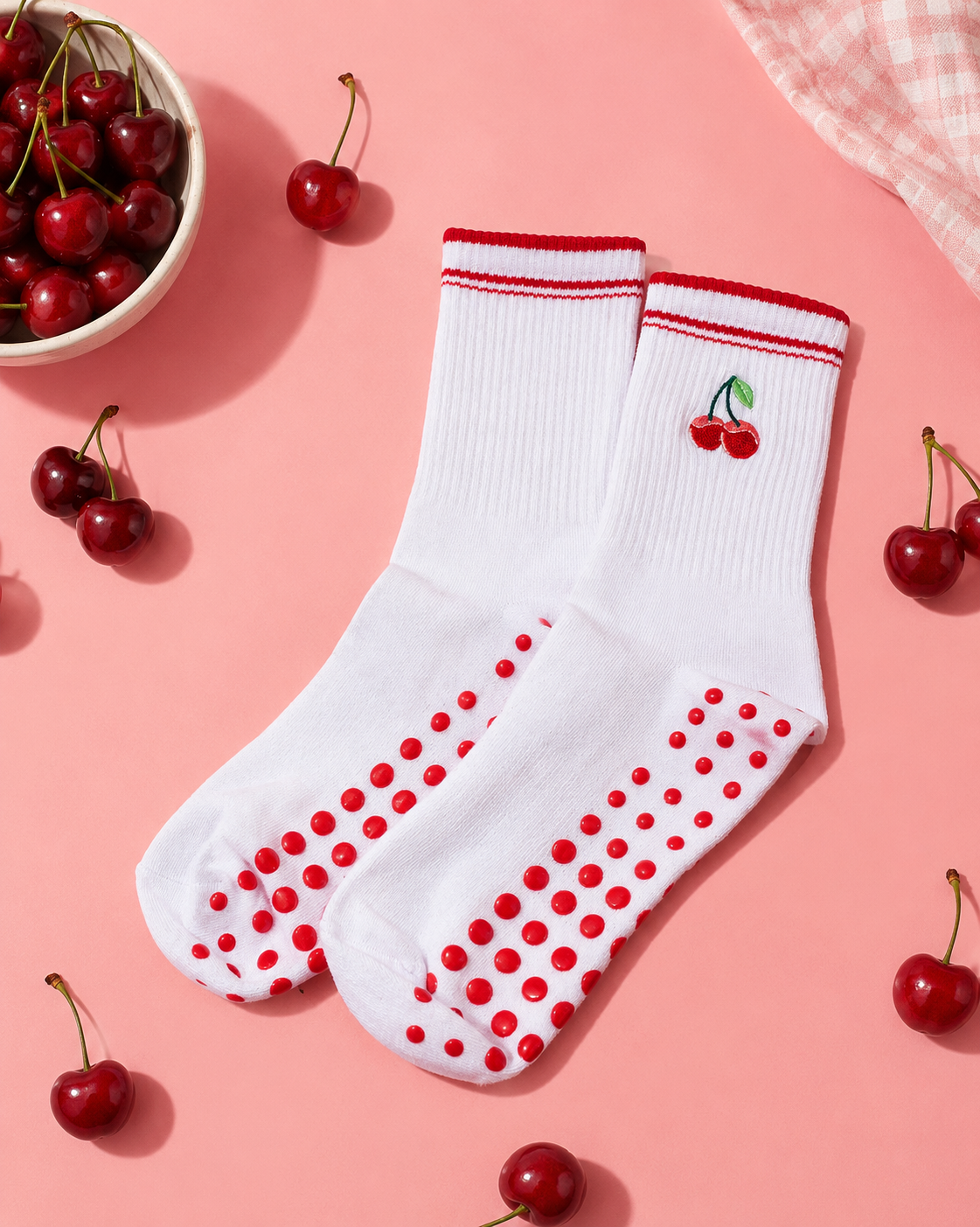 Motion Haus Classic Pilates Grip Socks - Non-Slip Women's Socks